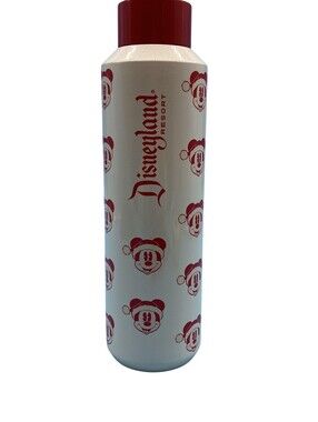 Starbucks Disneyland Resort Water Bottle White 20oz Stainless Steel Mickey Santa